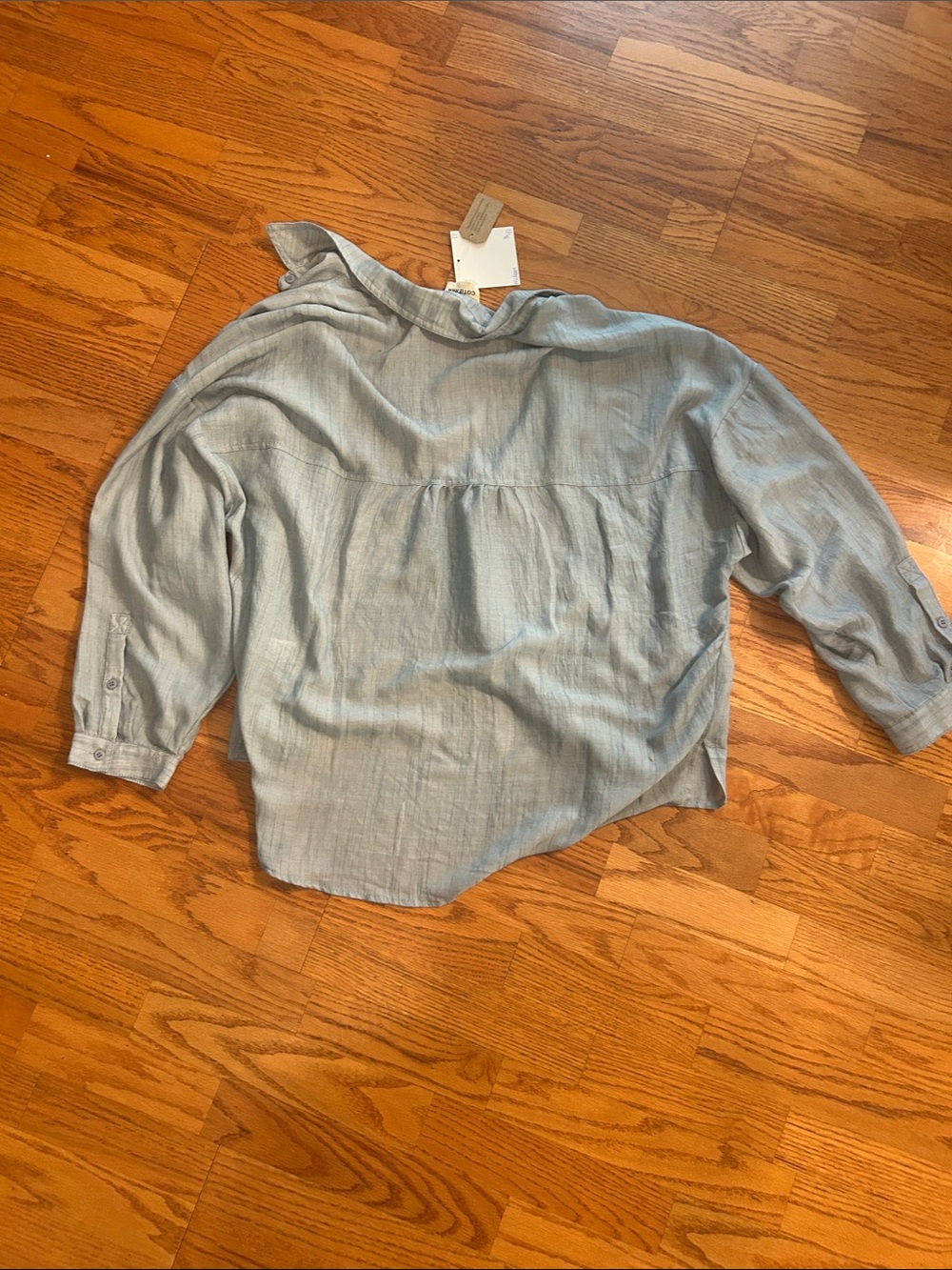 Light Blue Button-Up Shirt - Picture 4 of 7
